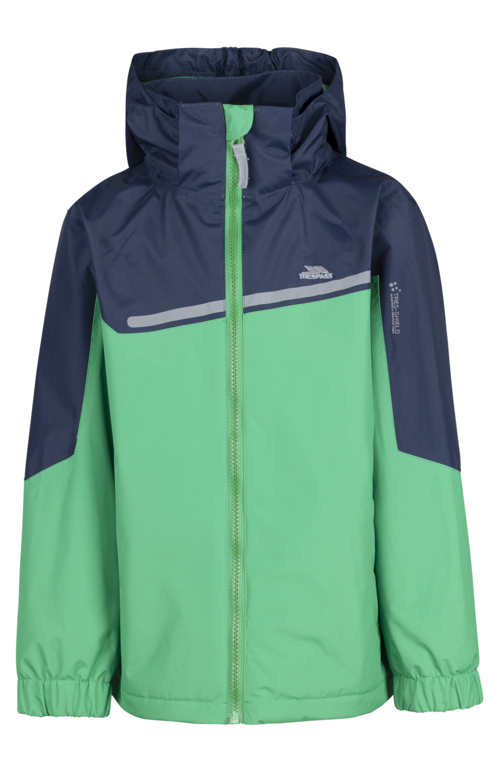 Tresspass SUBMERGED - UNISEX KIDS RAINWEAR JACKET - TP50 - CLOVER NAVY