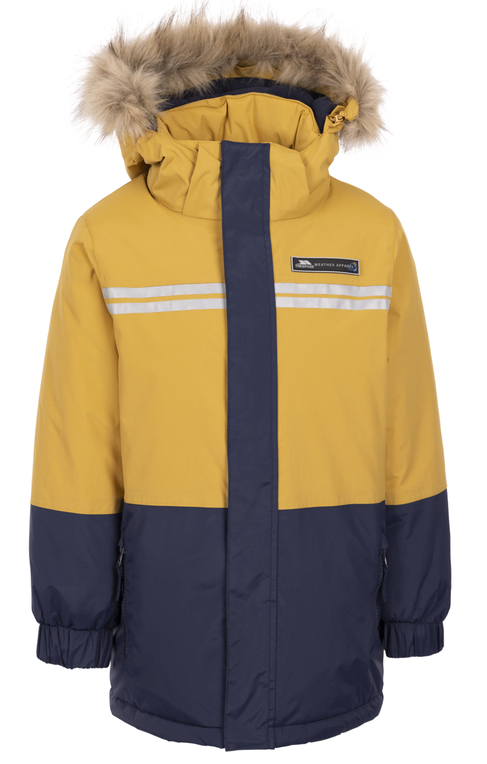 Tresspass LAYTONE - UNISEX KIDS RAINWEAR JACKET - HONEYBEE