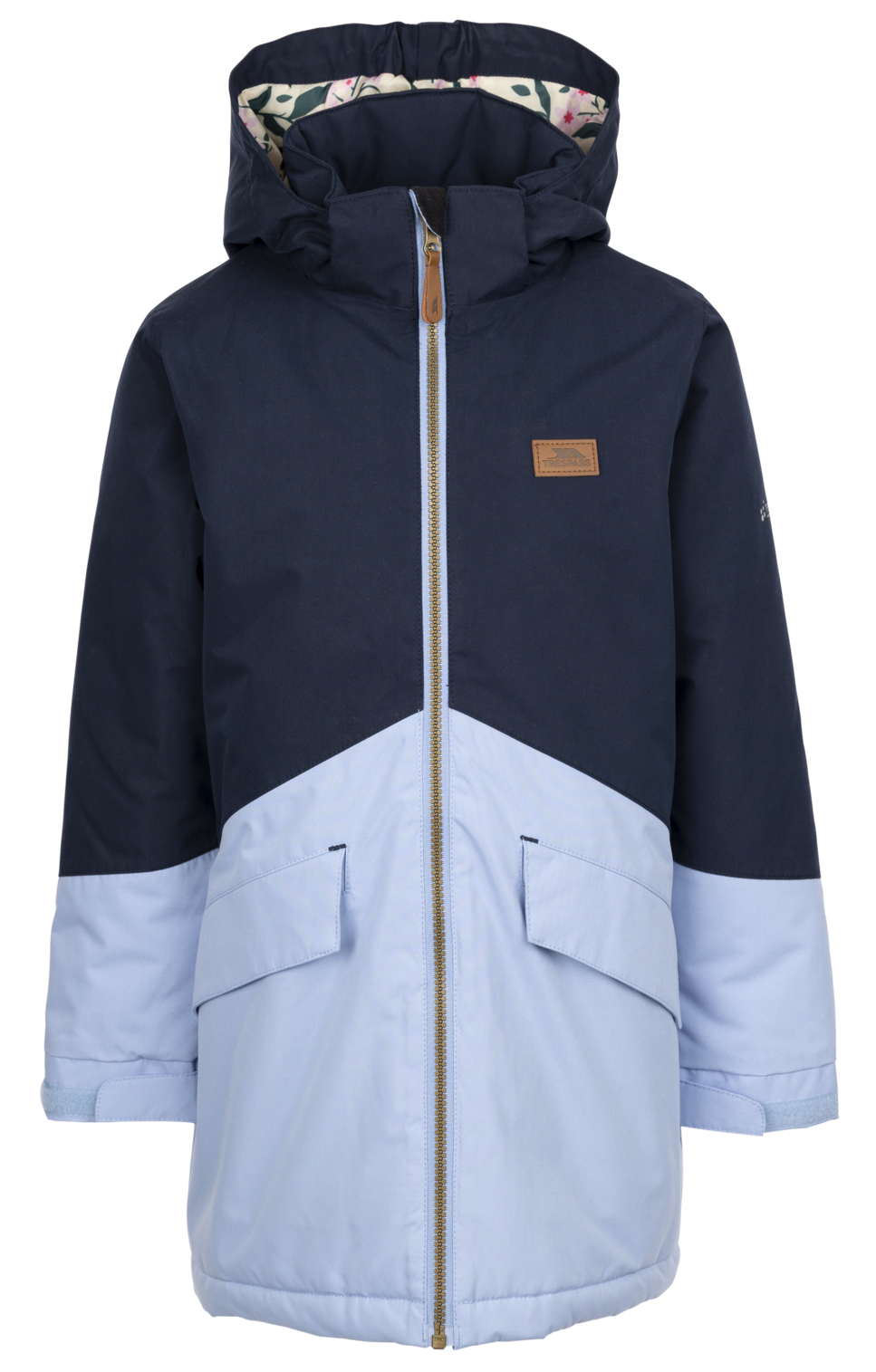 Tresspass OLETA - UNISEX KIDS RAINWEAR JACKET - CORNFLOWER