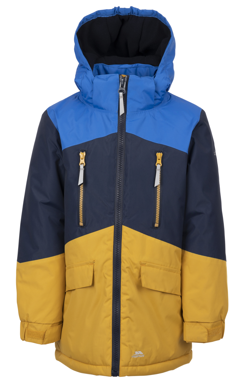 Tresspass WESTERE - UNISEX KIDS RAINWEAR JACKET - HONEYBEE NAVY