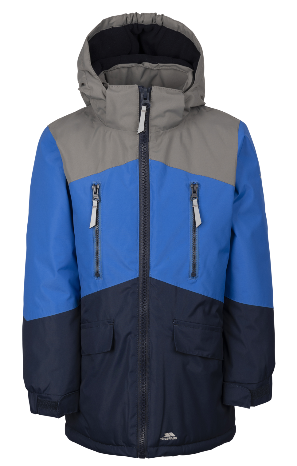 Tresspass WESTERE - UNISEX KIDS RAINWEAR JACKET - NAVY BLUE