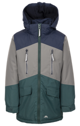 Tresspass WESTERE - UNISEX KIDS RAINWEAR JACKET - PINE PLATINUM