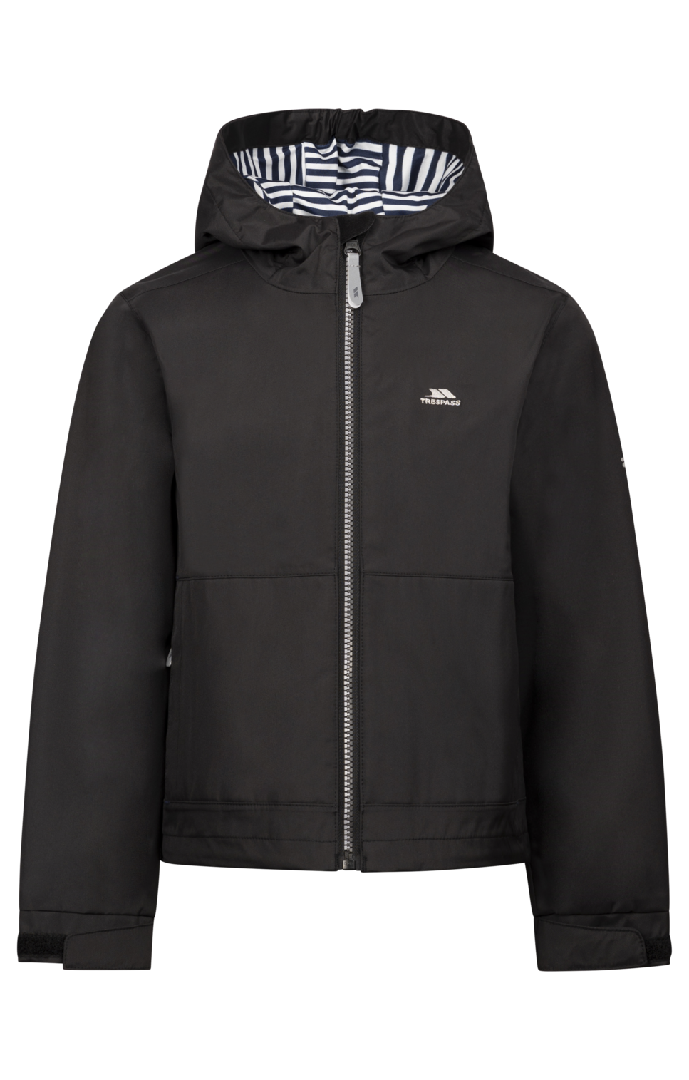 Tresspass MALIO - UNISEX KIDS RAIN JACKET TP50 - BLACK