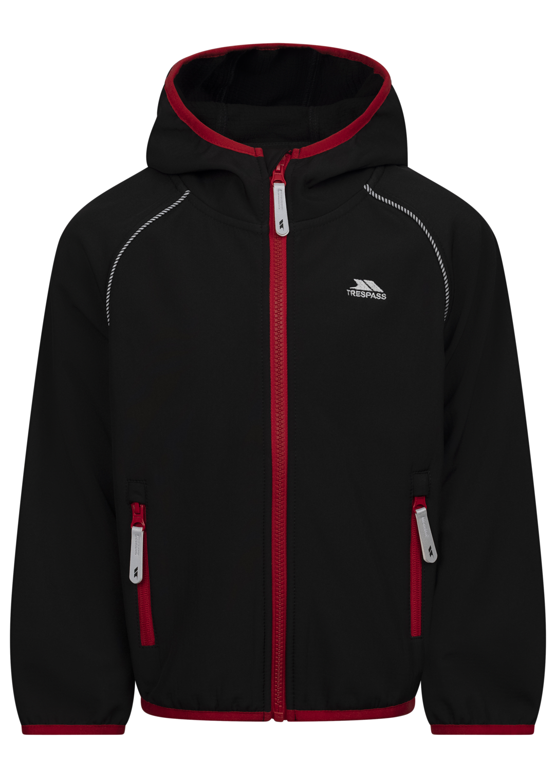 Tresspass BELMOON - UNISEX SOFTSHELL - BLACK