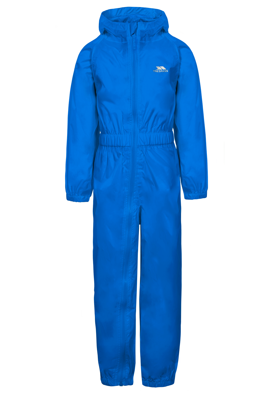 Tresspass BUTTON - CHILDS UNISEX RAIN SUIT - BLUE