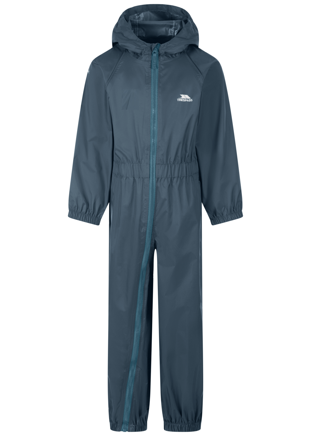 Tresspass BUTTON - CHILDS UNISEX RAIN SUIT - GREENSEA