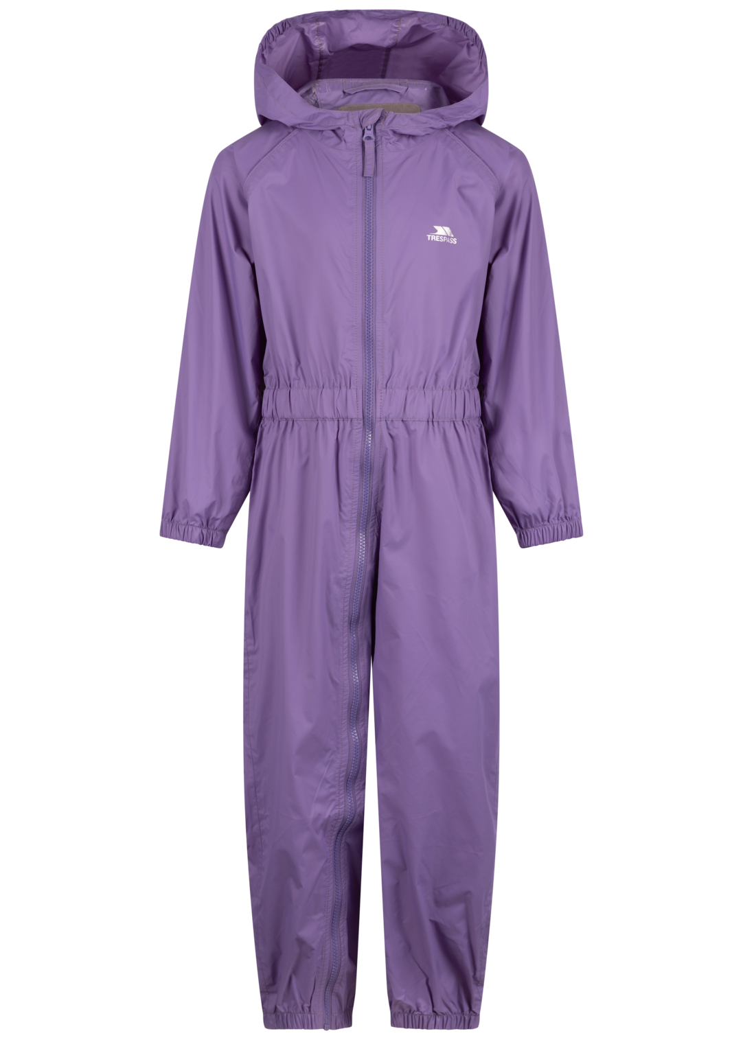 Tresspass BUTTON - CHILDS UNISEX RAIN SUIT - WISTERIA
