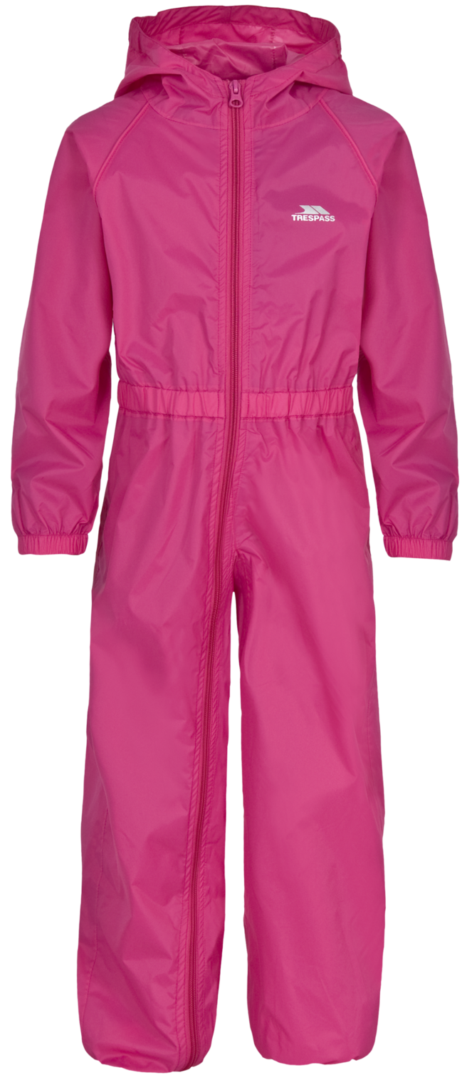 Tresspass BUTTON - BABIES RAIN SUIT - GERBERA