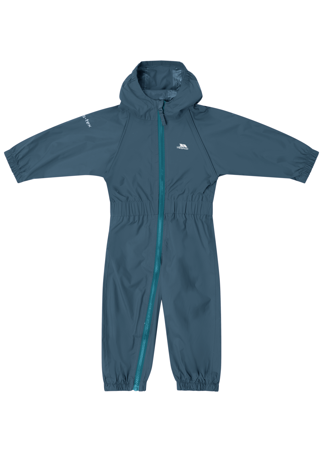 Tresspass BUTTON - BABIES RAIN SUIT - GREENSEA