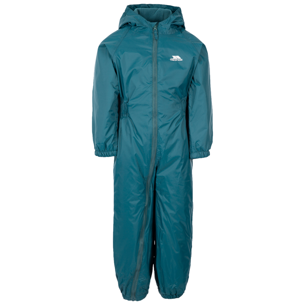 Tresspass BUTTON - BABIES RAIN SUIT - TEAL