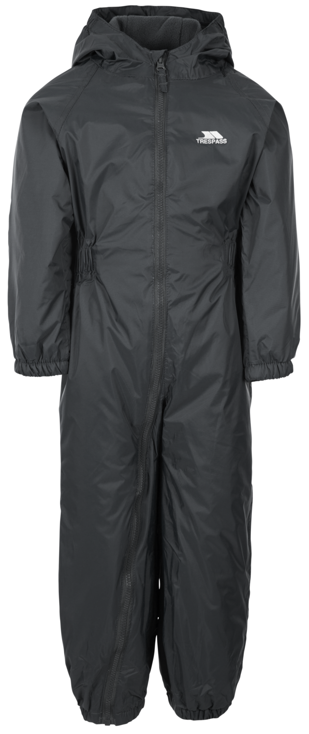 Tresspass DRIPDROP - CHILDS RAIN SUIT - DARK GREY
