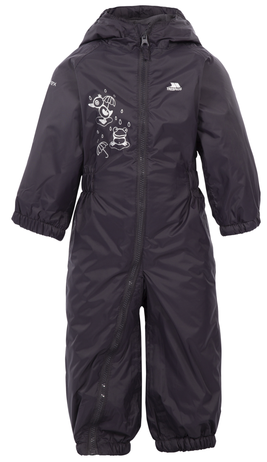 Tresspass DRIPDROP - BABIES RAIN SUIT - DARK GREY