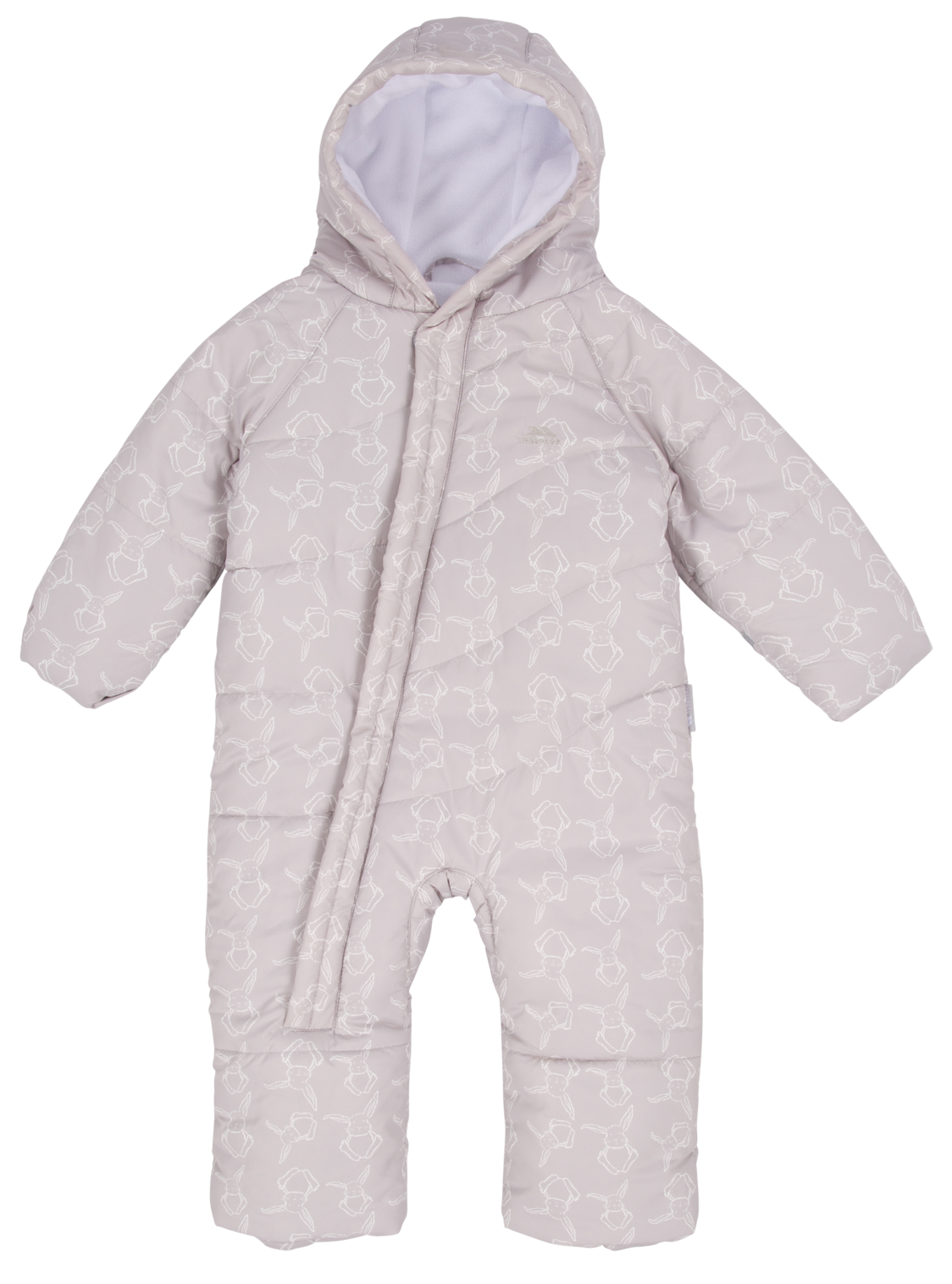 Tresspass ADORABLE - BABIES SNOWSUIT - PALE GREY