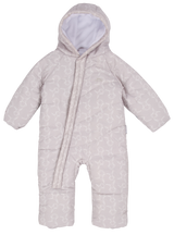 Tresspass ADORABLE - BABIES SNOWSUIT - PALE GREY