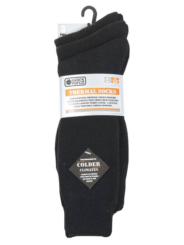 Work Force Classic Thermal 3 Pack Sock WFH0050