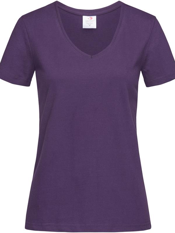 Stedman Classic Ringspun 155 Regular Fit V Neck Tee Ladies ST2700