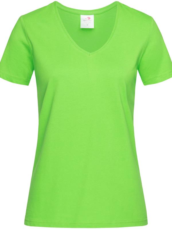 Stedman Classic Ringspun 155 Regular Fit V Neck Tee Ladies ST2700