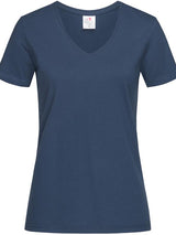 Stedman Classic Ringspun 155 Regular Fit V Neck Tee Ladies ST2700