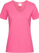 Stedman Classic Ringspun 155 Regular Fit V Neck Tee Ladies ST2700