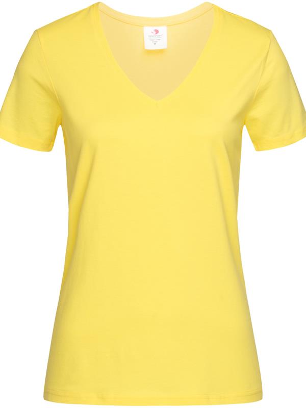 Stedman Classic Ringspun 155 Regular Fit V Neck Tee Ladies ST2700