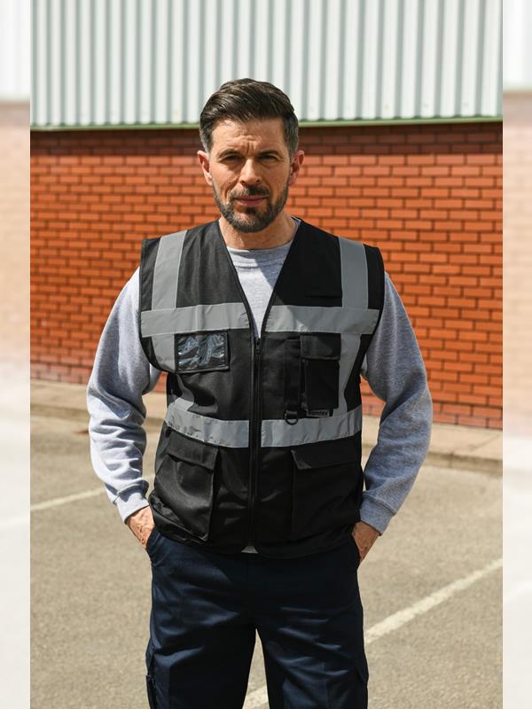 Korntex High Vis Executive Multifunction Safety Vest KXEXEC