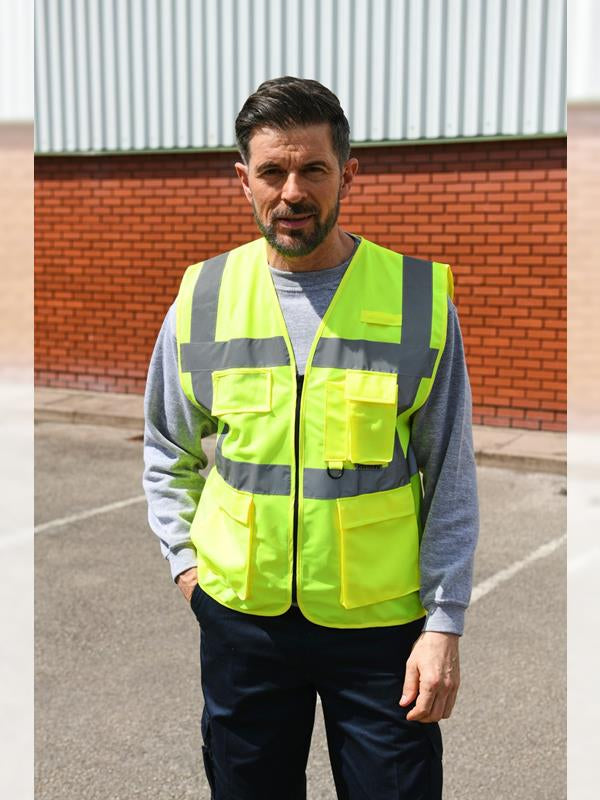 Korntex High Vis Executive Multifunction Safety Vest KXEXEC