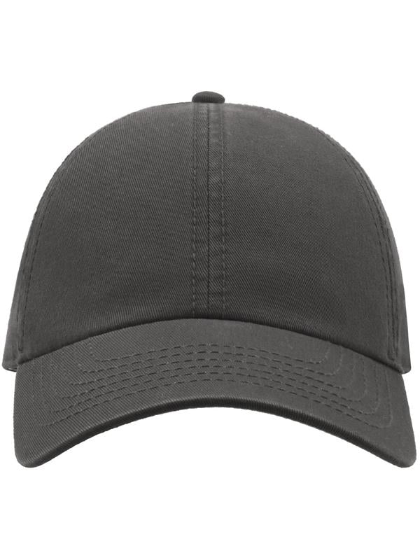 Atlantis Action 6 Panel Chino Baseball Cap ACACTI - Dark Grey
