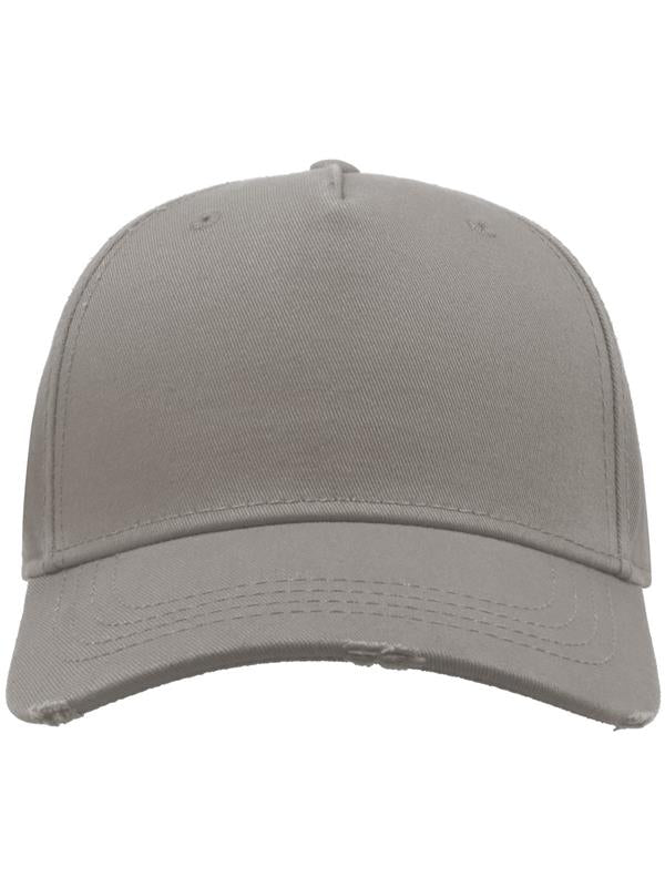 Atlantis Cargo Weathered Visor 5 Panel Cap ACCARG - Grey