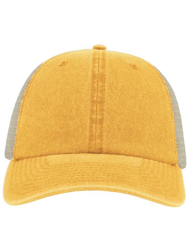 Atlantis Case Pigment Dyed 6 Panel Trucker Cap ACCASE