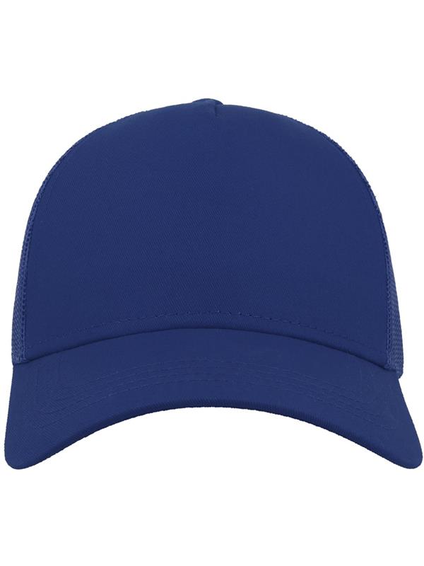 Atlantis Rapper Cotton 5 Panel Trucker Cap ACRAPC - Royal/Royal