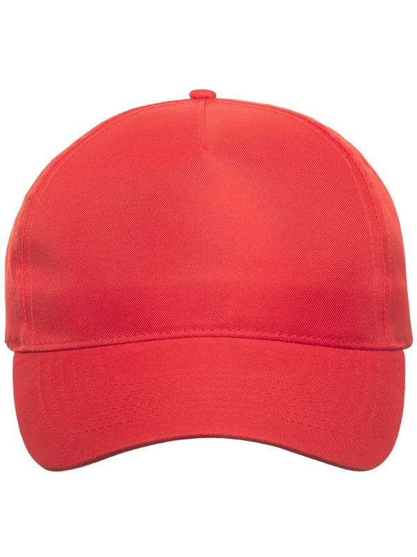 Atlantis Recy Five Recycled Polyester 5 Panel Cap ACRECF - Red