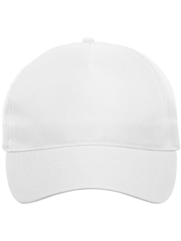 Atlantis Recy Five Recycled Polyester 5 Panel Cap ACRECF - White
