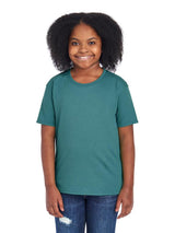Jerzees Eco Premium Combed 165 Regular Fit Organic Tee Kids - Black - 3>4 (104cm) J470Y