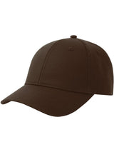 Atlantis Hit S Twill Curved Visor 6 Panel Sustainable Structured Cap ACHITS - Brown