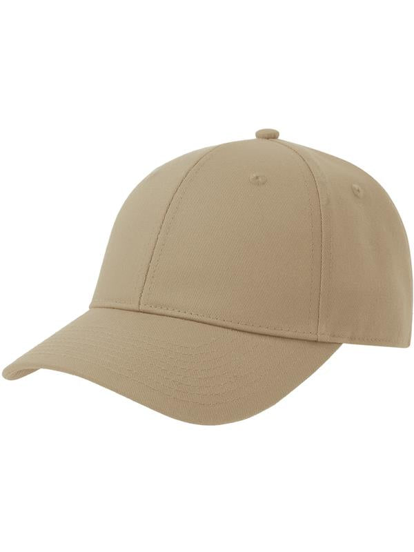 Atlantis Hit S Twill Curved Visor 6 Panel Sustainable Structured Cap ACHITS - Khaki
