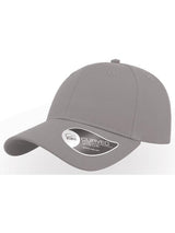 Atlantis Hit S Twill Curved Visor 6 Panel Sustainable Structured Cap ACHITS - Light Grey