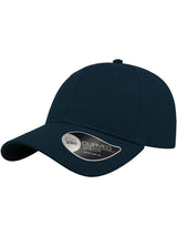 Atlantis Hit S Twill Curved Visor 6 Panel Sustainable Structured Cap ACHITS - Navy