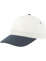 Atlantis Recy Five Recycled Polyester 5 Panel Cap ACRECF - White/Navy