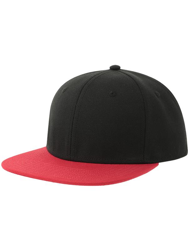 Atlantis Snap Back Flat Visor 6 Panel Sustainable Cap ACSNAS