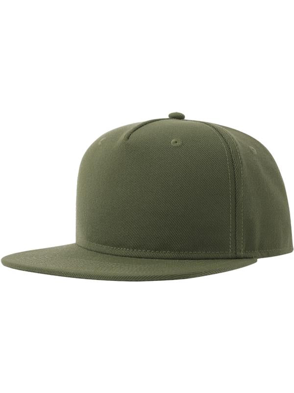 Atlantis Snap Back Flat Visor 5 Panel Sustainable Cap ACSNFS
