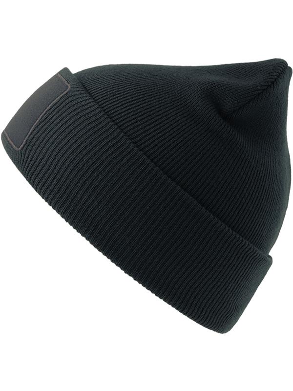 Atlantis Wind S Patch Recycled Beanie Double Skin Cuffed ACWIPA