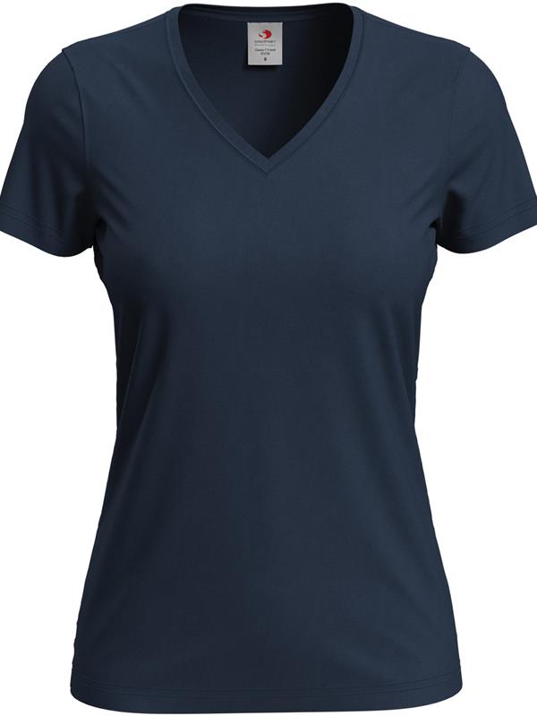 Stedman Classic Ringspun 155 Regular Fit V Neck Tee Ladies ST2700