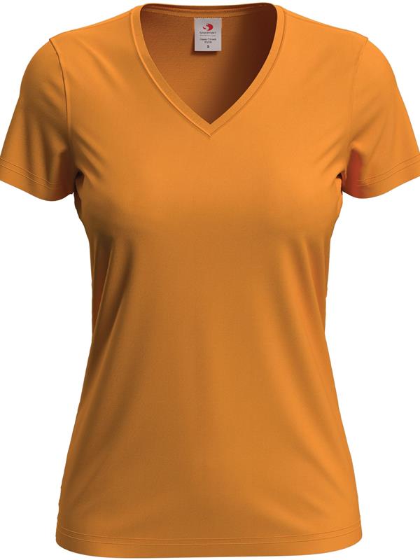 Stedman Classic Ringspun 155 Regular Fit V Neck Tee Ladies ST2700