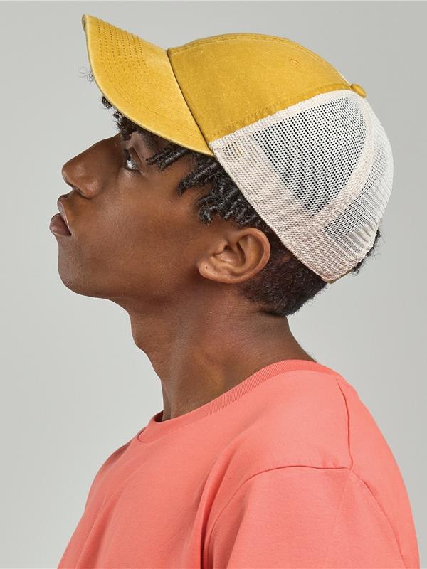 Atlantis Case Pigment Dyed 6 Panel Trucker Cap ACCASE