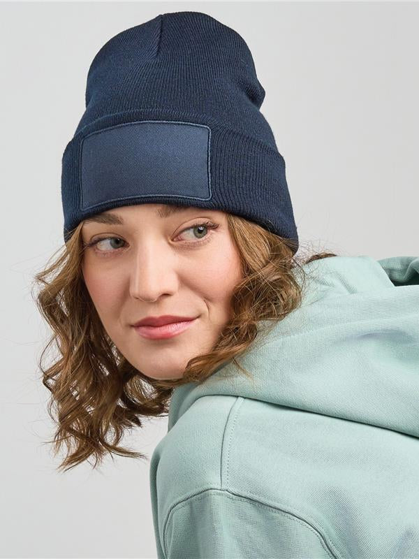 Atlantis Wind S Patch Recycled Beanie Double Skin Cuffed ACWIPA