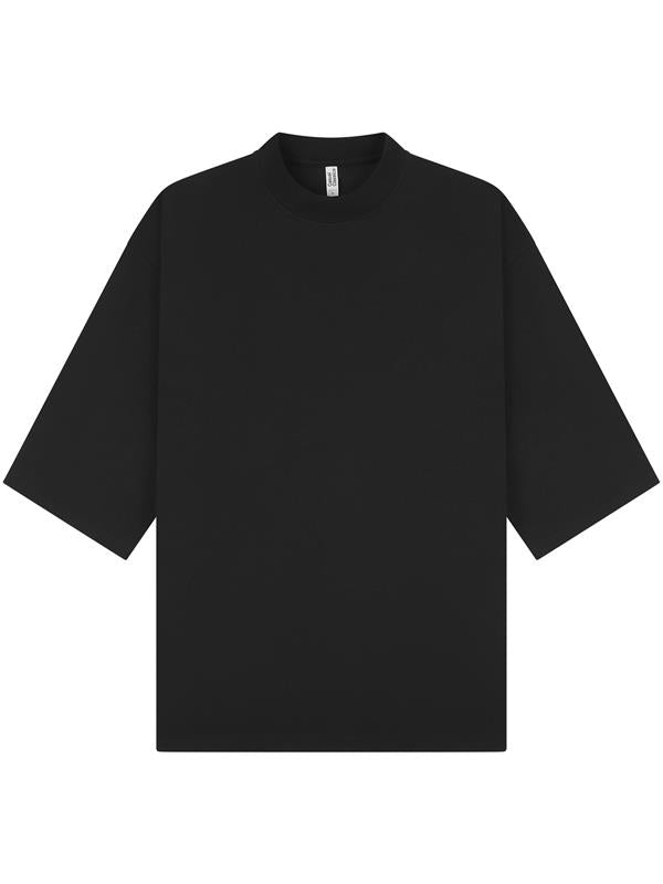 Casual Premium Combed 220 Oversize Extended Neck Half Sleeve Tee CRBT510