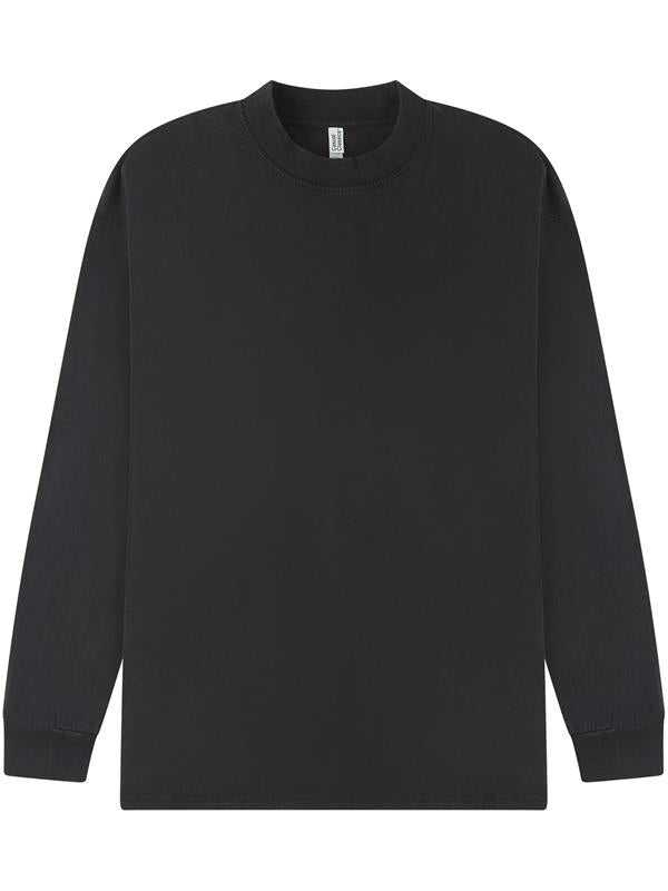 Casual Core Combed 180 Acid Oversize Extended Neck L/S Tee CRBTAC450