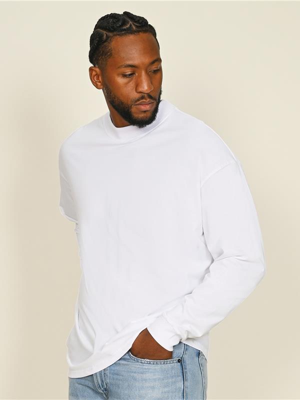 Casual Core Combed 180 Oversize Extended Neck L/S Tee CRBT450