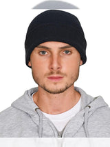 Absolute Apparel Cap Knitted Ski Turn Up AA89