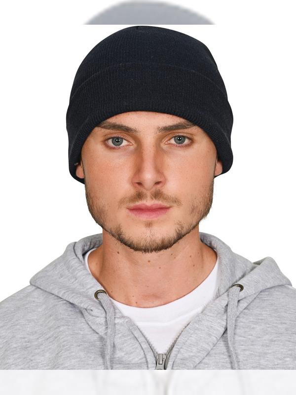 Absolute Apparel Cap Knitted Ski Turn Up AA89